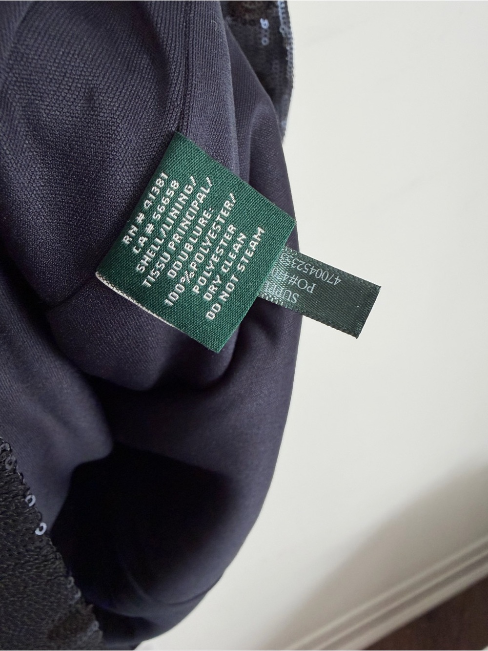 Lauren Ralph‎ Lauren Polka Dot Sequin Cocktail Dress - NWOT - Picture 7 of 7